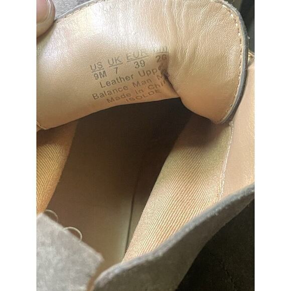 Franco Sarto Womens Size 9 Isolde Suede Leather Ankle Chukka Boots Tan Slip On - Picture 5 of 8